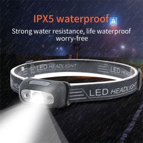 XPG Sensor Headlamp Built-in Battery USB Rechargeable Outdoor Waterproof Led Camping Headlamp XPG Sensor Headlamp Built-in Battery USB Rechargeable Outdoor Waterproof Led Camping Headlamp